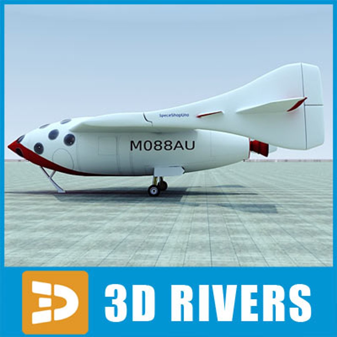 Spaceshipone Space 3d Model