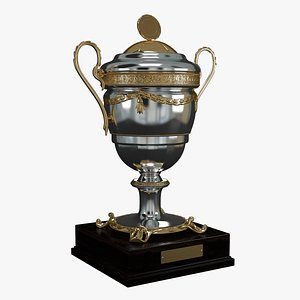 3D Football cup trophy 3D model
