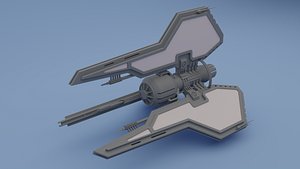 3D space spaceship