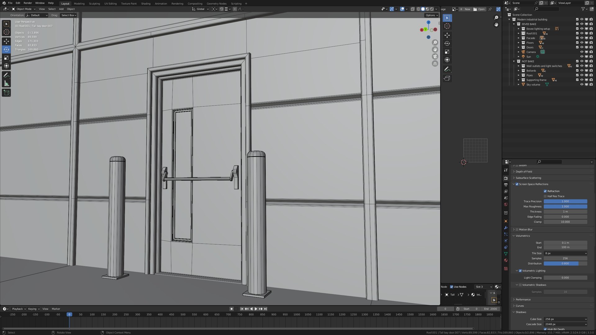 Large modern warehouse for Blender Eevee and Cycles 3D - TurboSquid 1970601