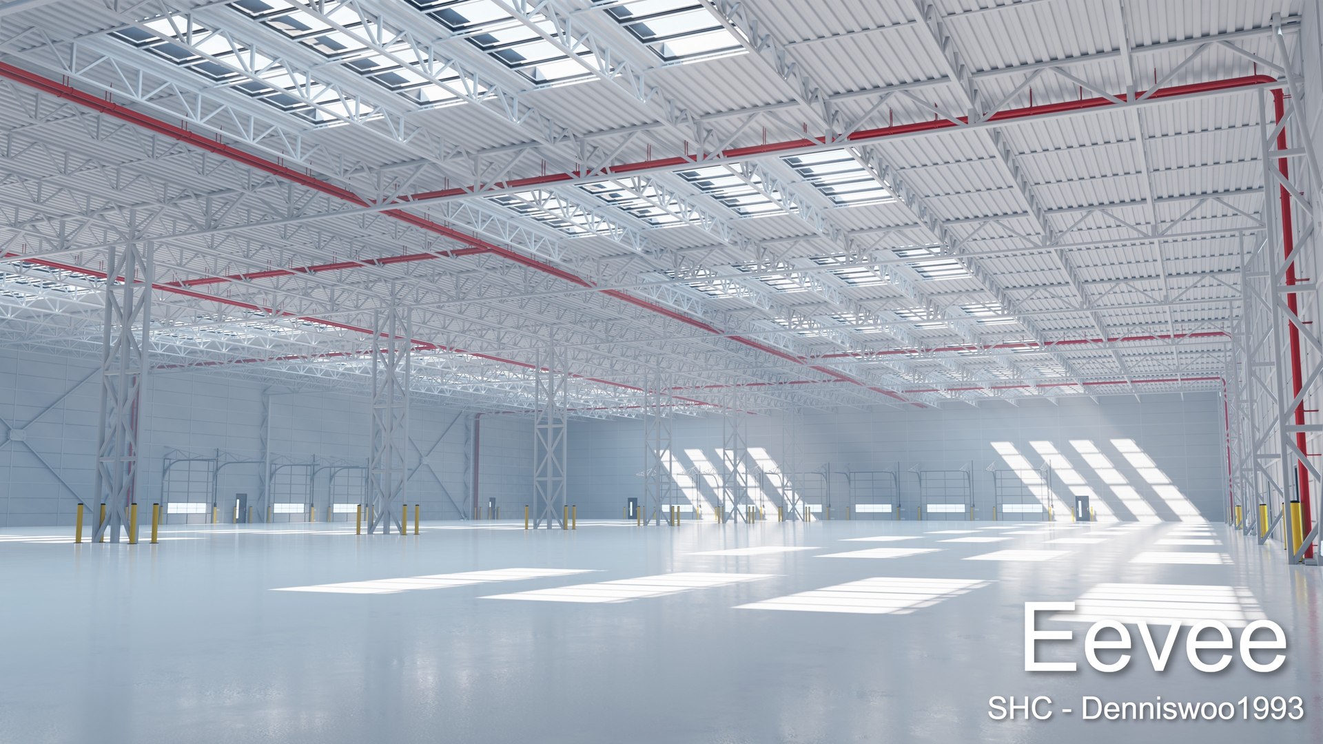 Large modern warehouse for Blender Eevee and Cycles 3D - TurboSquid 1970601