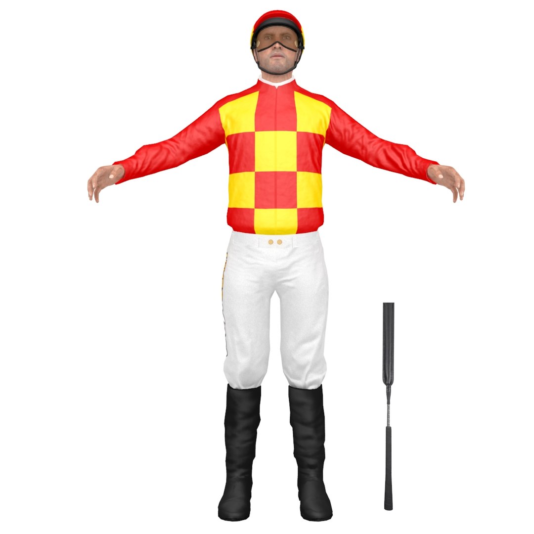 Jockey People Character 3D Model - TurboSquid 1299031
