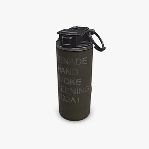 3D L132A1 Smoke Grenade Low-poly PBR