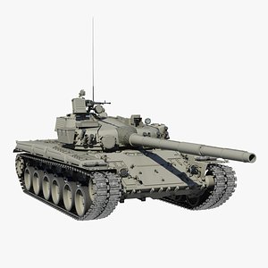 t-80 tank 3D model