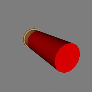shotgun ver12[ammo][low polygon][max][red]
