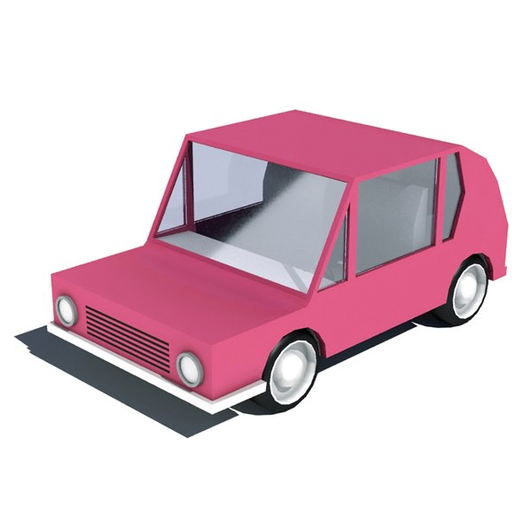 Cartoon car 3D model - TurboSquid 1645034
