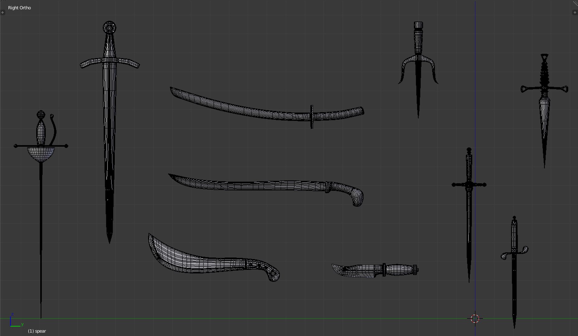 Medieval Weapons Pack 3D Model - TurboSquid 1339634