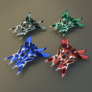fighter 3D model