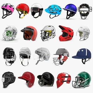 3D sport helmets 5 model