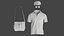 Herren Polo mit Tasche, Hut und Sonnenbrille 8