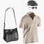 Herren Polo mit Tasche, Hut und Sonnenbrille 8