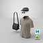 Herren Polo mit Tasche, Hut und Sonnenbrille 8