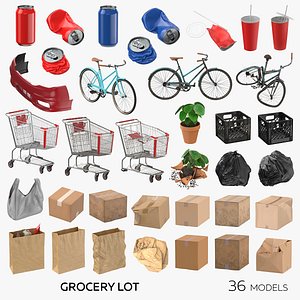 Grocery Lot - 36 models