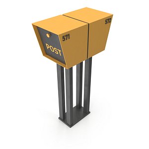 3D mailbox model