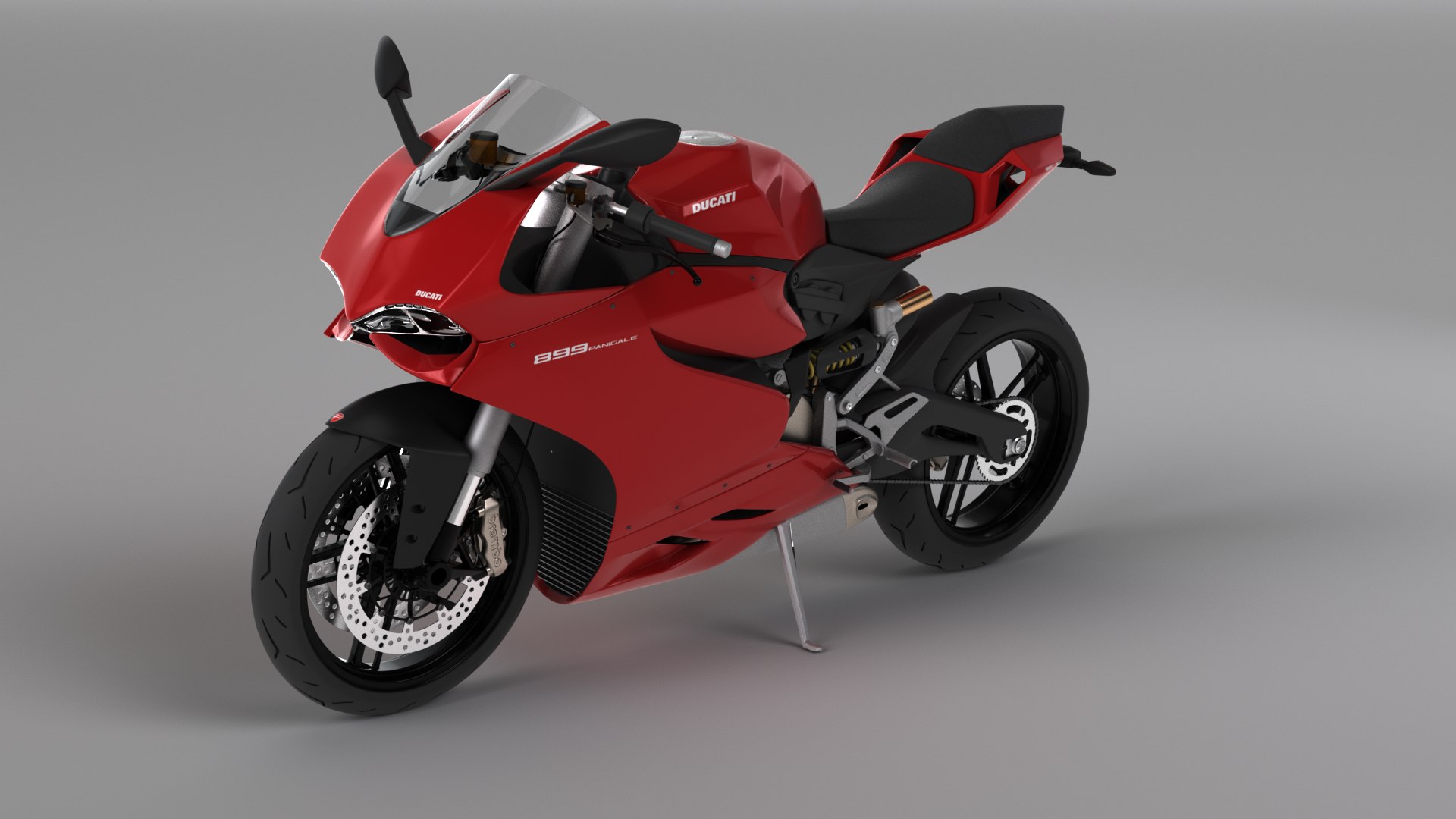 Ducati 899 Panigale 3D Model TurboSquid 1567089