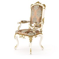 14528 Chair with Armrests by Modenese Gastone