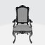 14528 Chair with Armrests by Modenese Gastone
