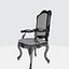 14528 Chair with Armrests by Modenese Gastone