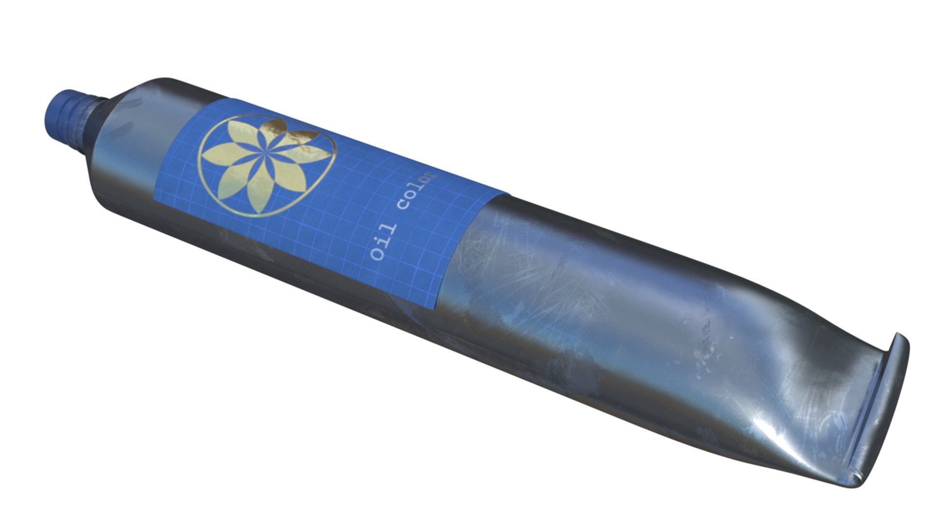 3D oil paint model TurboSquid 1367598