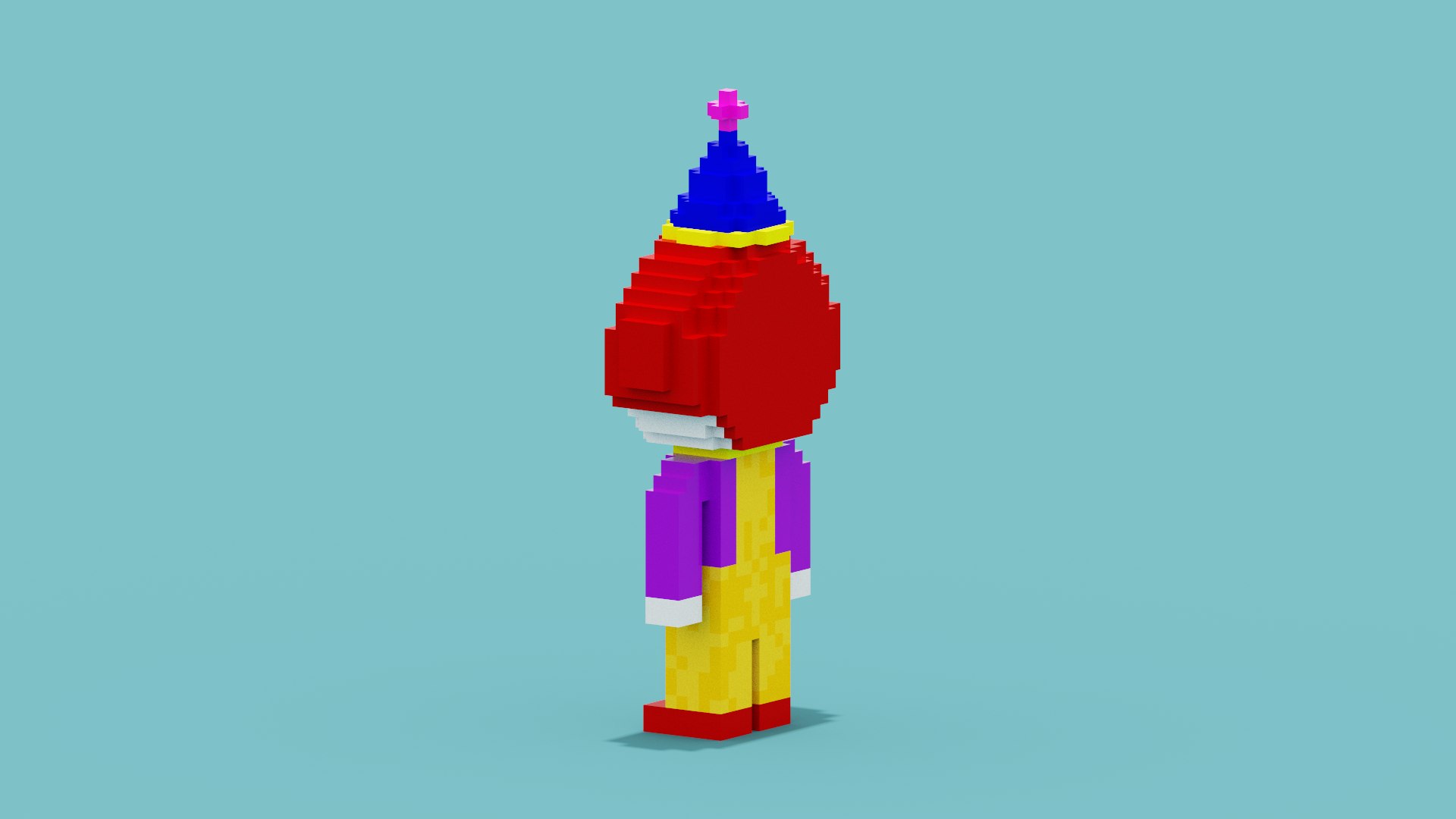 3D model Voxel Clown https://p.turbosquid.com/ts-thumb/mN/ynG8J4/M9/spin202208120143170005/png/1660258703/1920x1080/fit_q87/204d82a9faa9e1ba74439c2c54a41478b12dbece/spin202208120143170005.jpg