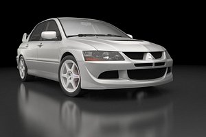 3D 3dmodel mitsubishi lancer evolution
