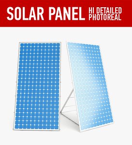 solar panel 3d 3ds