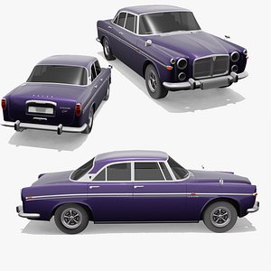 3D 1973 Rover p5B Coupe model