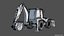 4 Mining Vehicles Set 3D