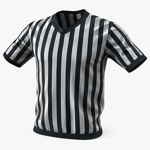 Striped Sports Referee Shirt