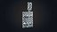Wall torch Low-poly 3D model