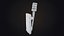 Wall torch Low-poly 3D model