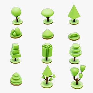 Stylized Tree Pack - 12 in 1