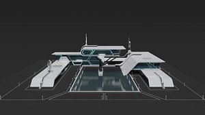 Futuristic Villa 3D