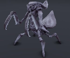 3D model praying mantis