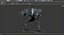 robot warrior 3d obj