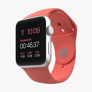 3d apple watch sport pink