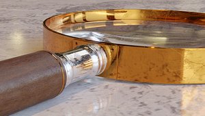 3D Magnifying Glass - 3D Model - High Quality - PBR