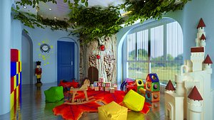Nursery Classroom 3D Model Scene