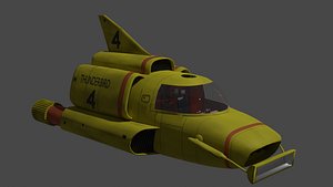 Thunderbird 4 3D model
