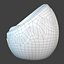 egg chair table 3D model