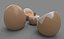 egg chair table 3D model