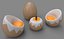 egg chair table 3D model