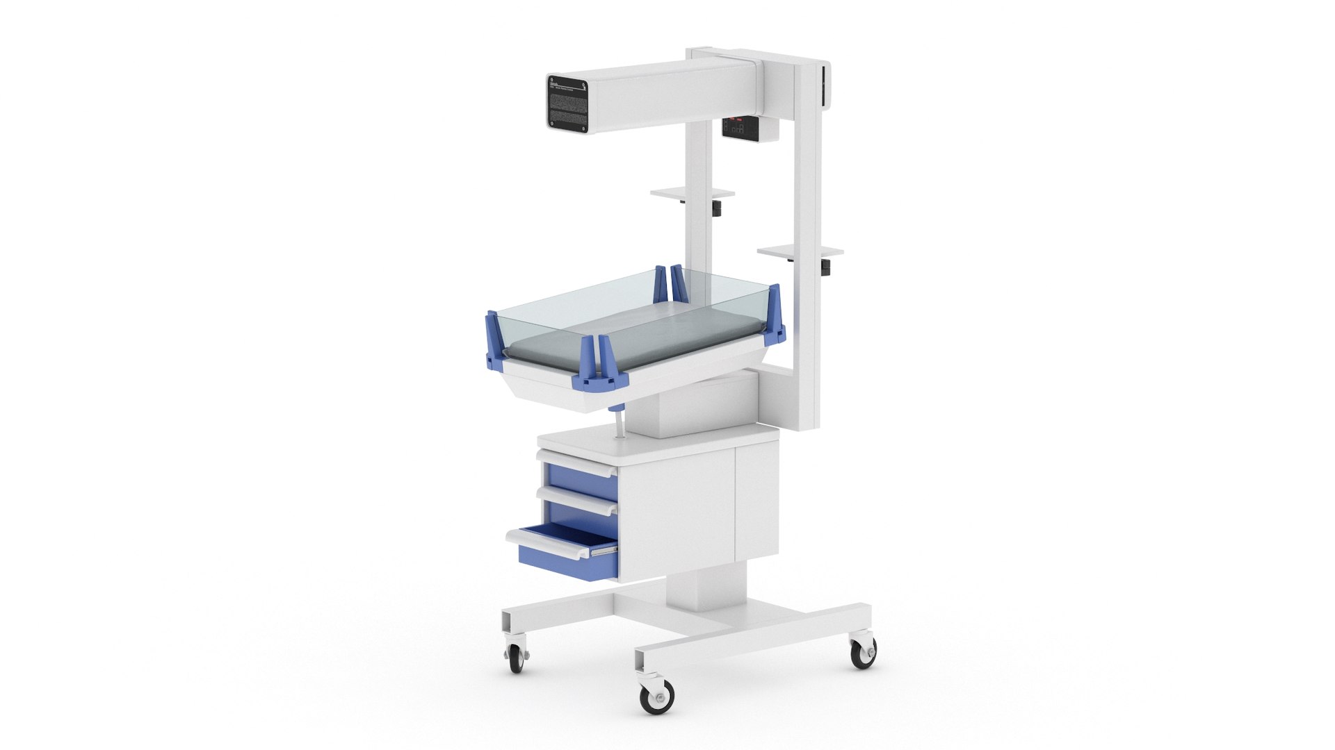 33 Models Medical Patient Care Equipment 3D model https://p.turbosquid.com/ts-thumb/mO/h31UCs/Cr/medicalbabyinfantwarmer_001/jpg/1743227832/1920x1080/fit_q87/df3a72281cfa92a96b3d4d71bfa20ad6ebdbc5c8/medicalbabyinfantwarmer_001.jpg