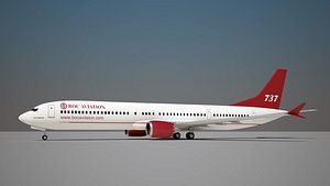 boc aviation boeing 737 3D