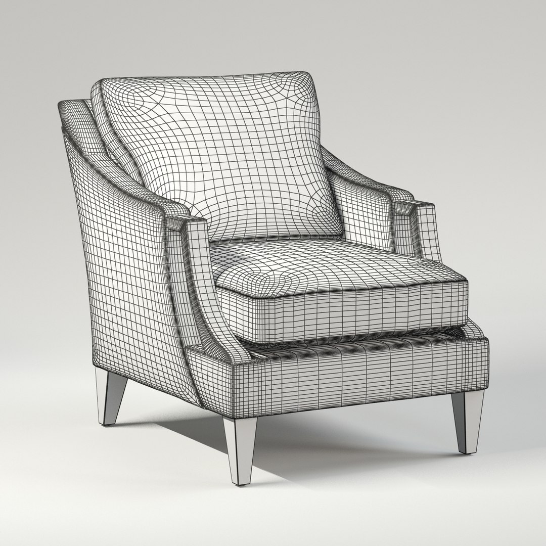 3d Holly Encore Club Chair Model