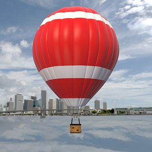 balloon hot air 3D model