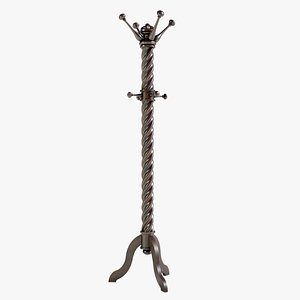 Wooden Clothes Hangers 3D