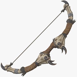 Fantasy RPG Monster Hunter Weapon - Lion Bone Bow Longbow Recurve Compound Yumi Trainer Lightbow