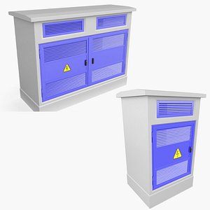 Electrical Cabinets v2 3D model