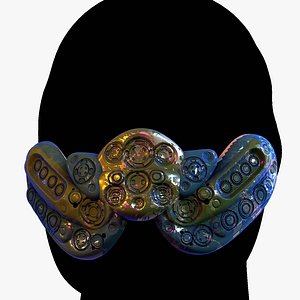 3D 3D model 3D Gas mask